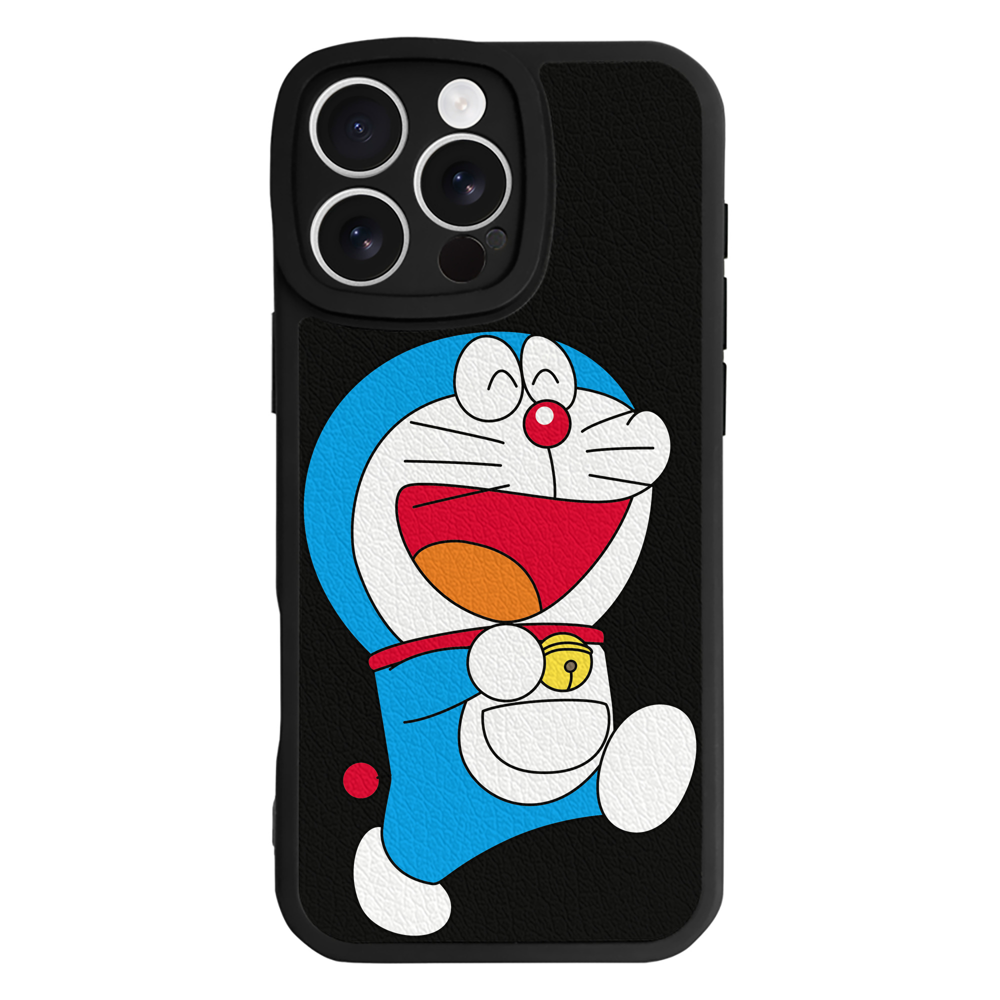 （画像用） ドラえもん Doraemon 【iPhone 16シリーズ対応】シリコンスマホケース（レザー調） 材質：シリコン
